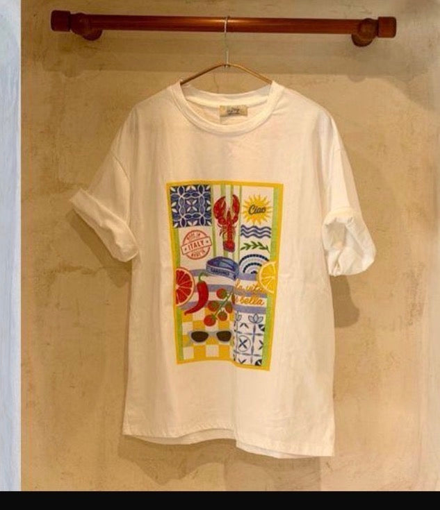 T shirt made in Italy one size