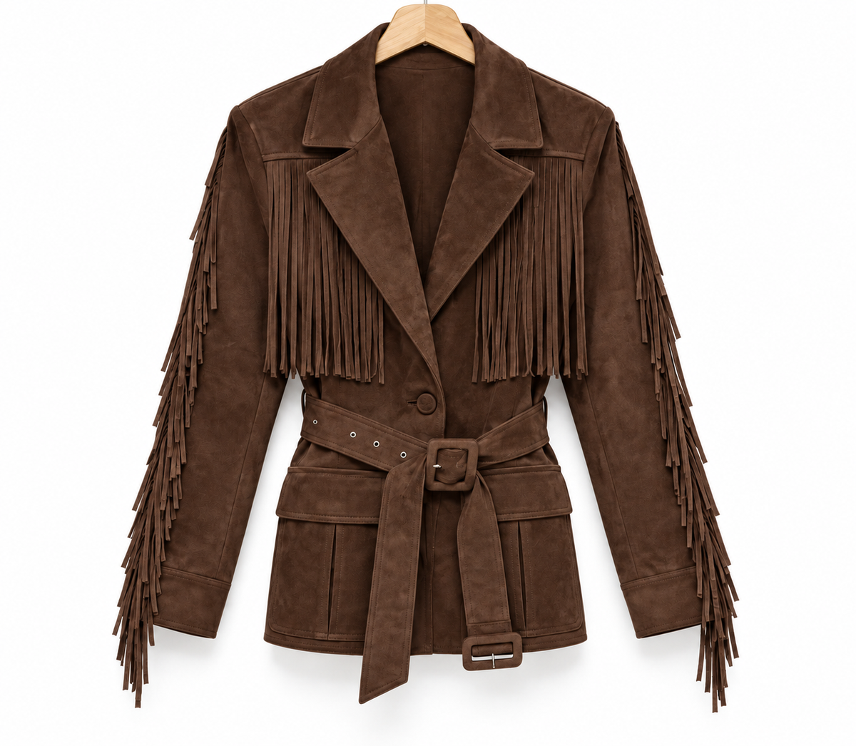 Suede jacket one size made in Italy