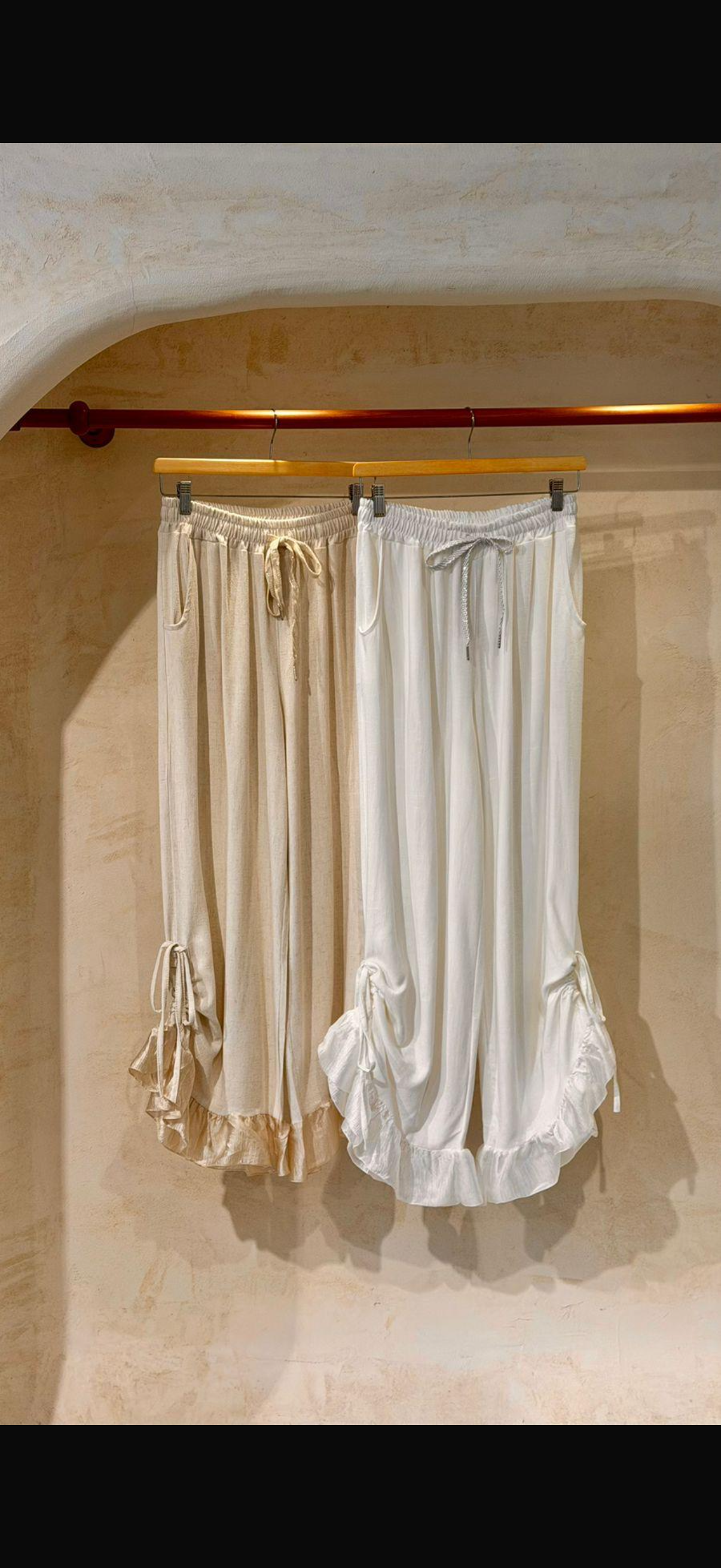 Flower set linen one size