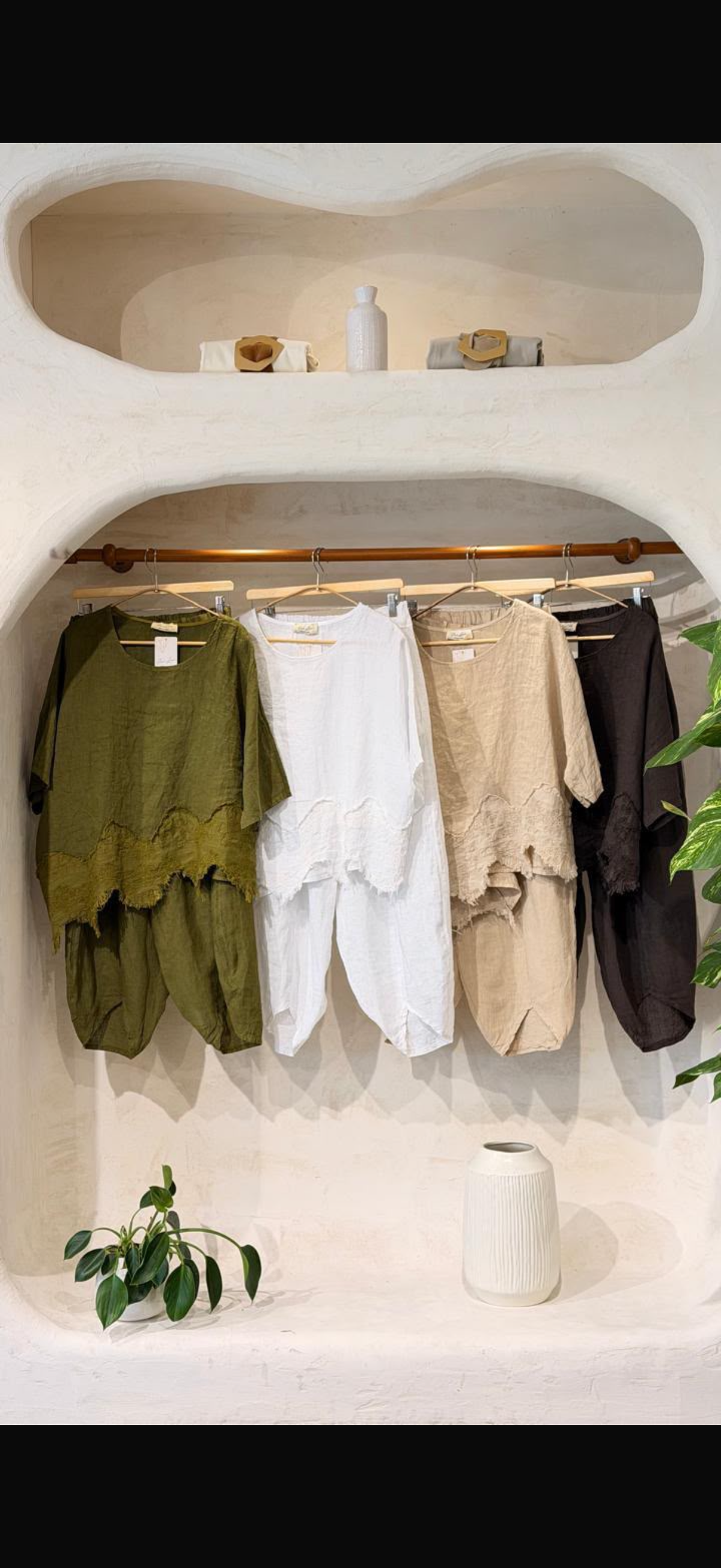 Set made in Italy 100% linen