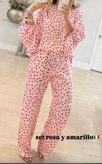 Made in Italy blouse and pant set