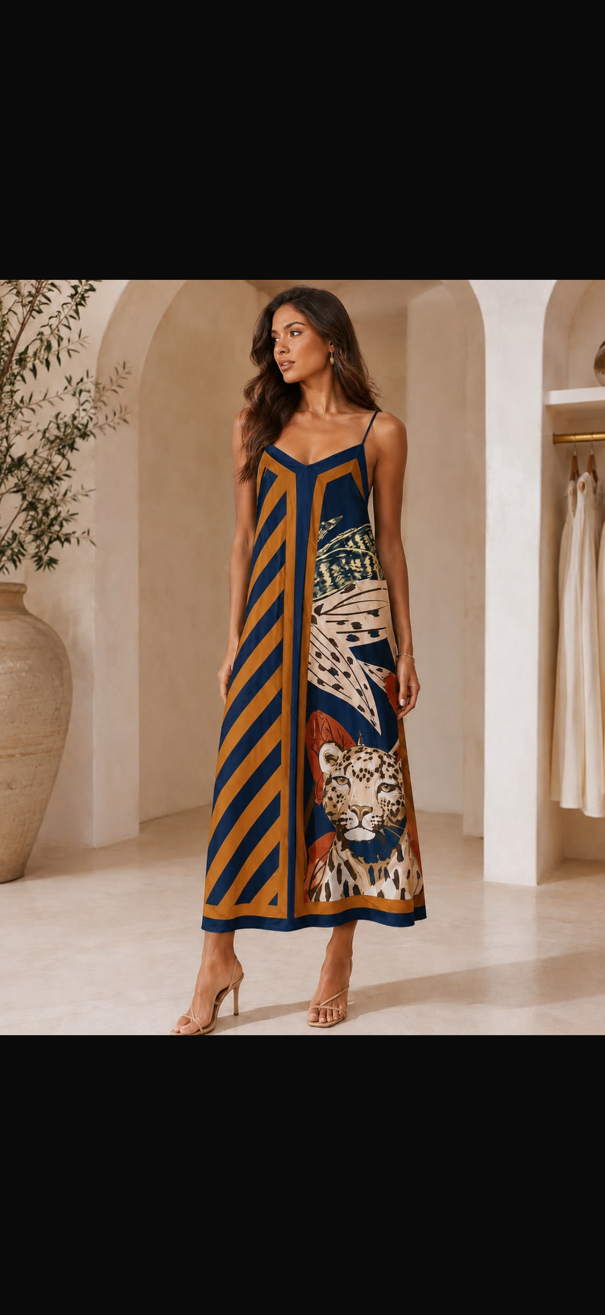 Satin dress one size made in Italy