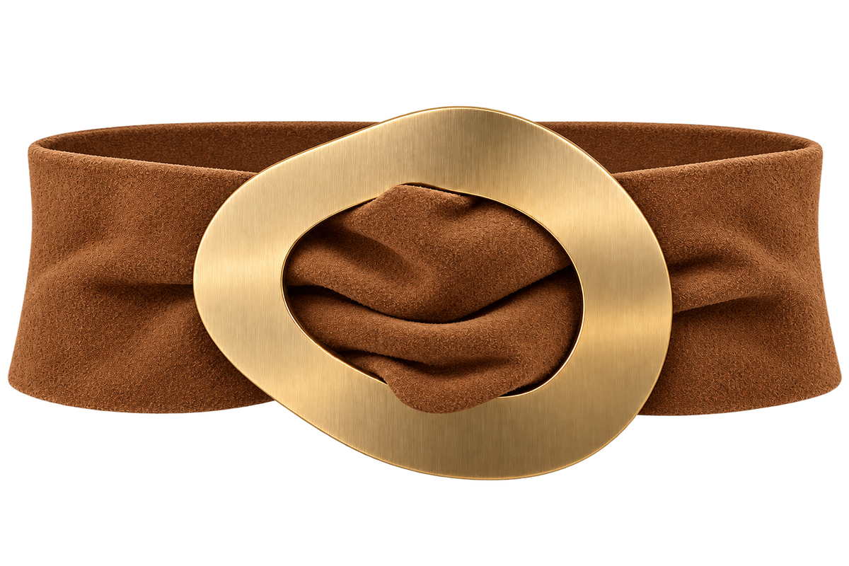 Genuine leather wasit belt, adujstable