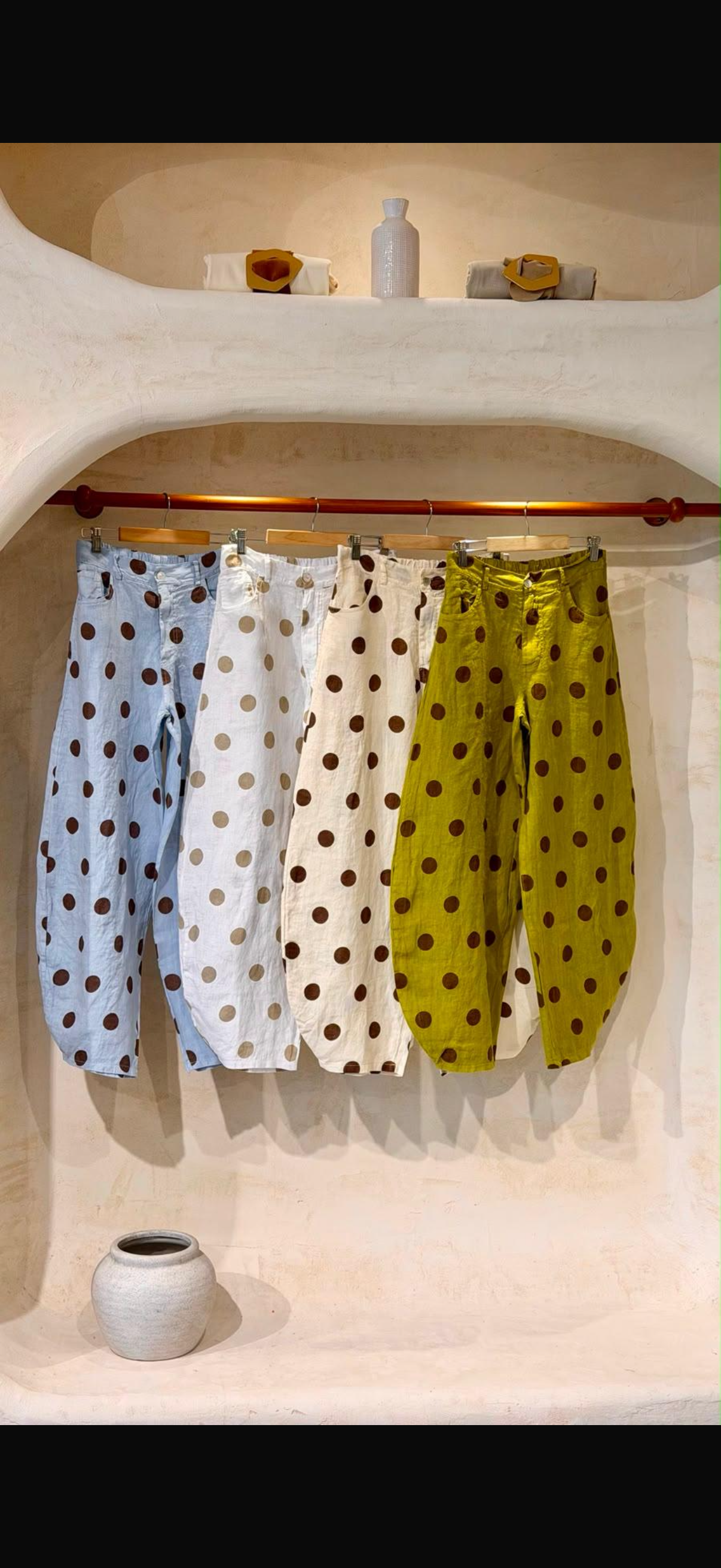 Set polka dots