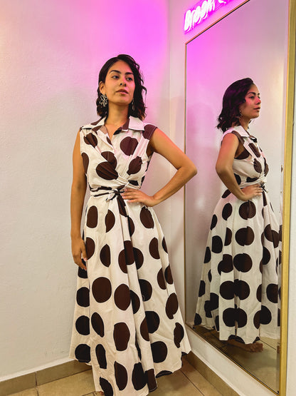 Elegant polka dots dress