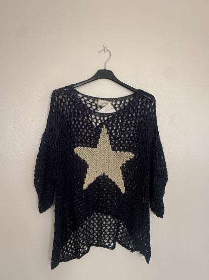 Star blouse made in Italy one size