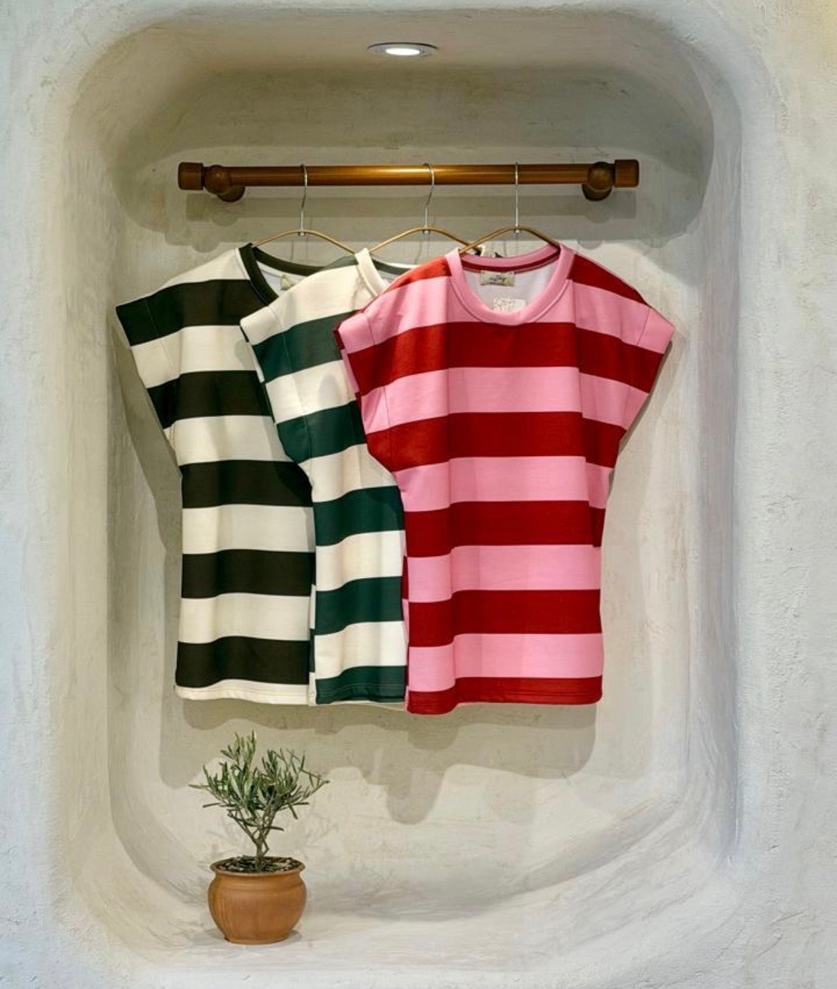 Stripe one size Blouse
