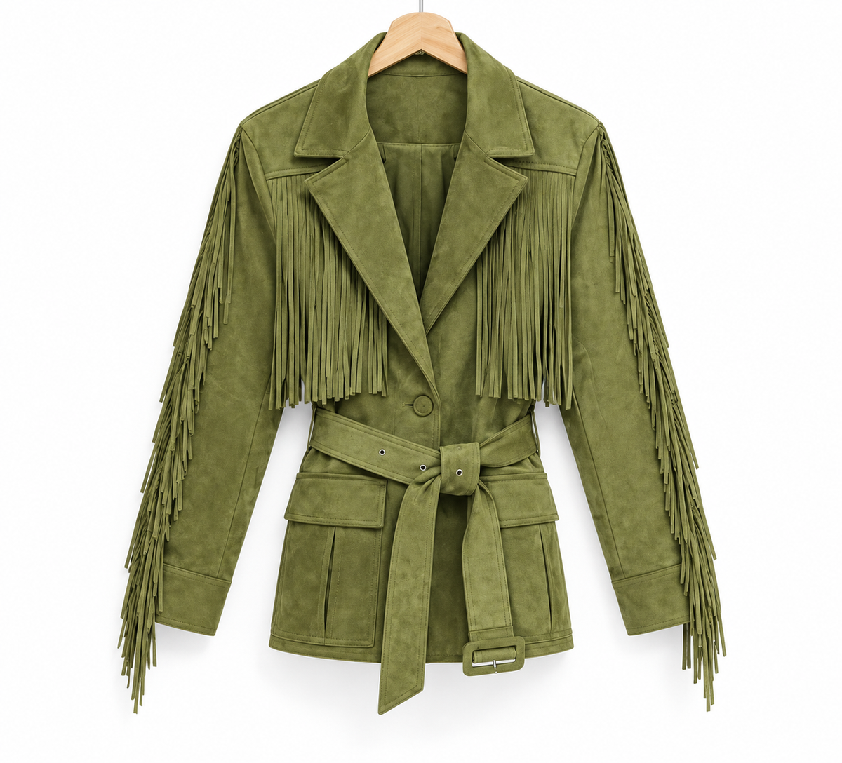 Suede jacket one size made in Italy
