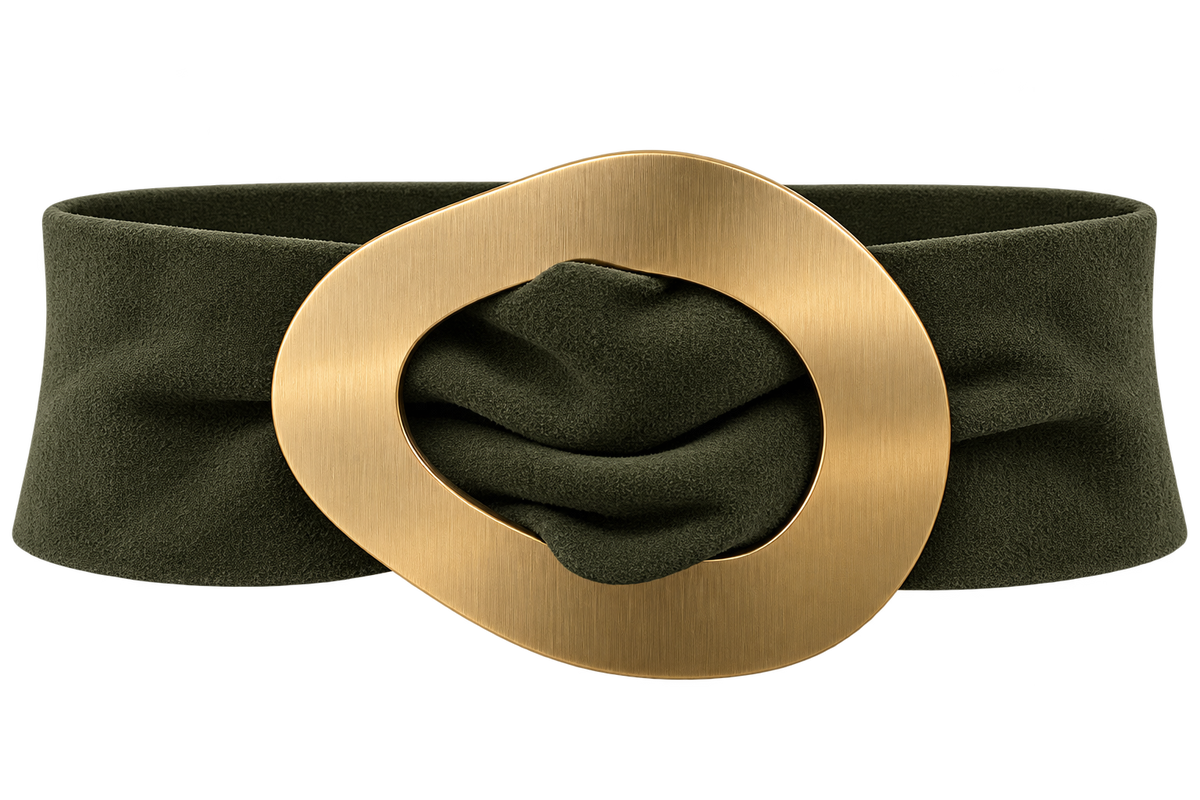 Genuine leather wasit belt, adujstable