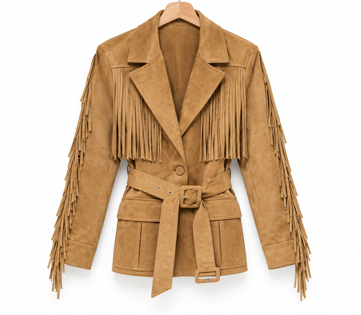 Suede jacket one size made in Italy