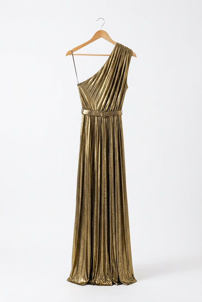Metallic dress one size made in Italy
