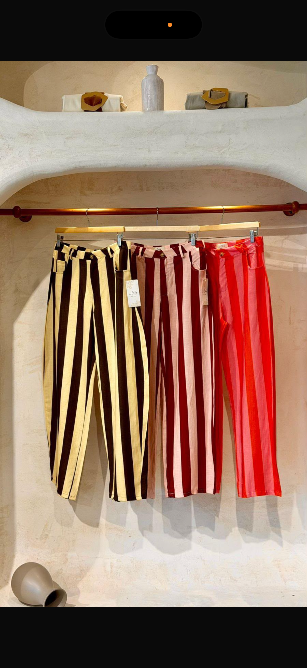Pants made in italy one size