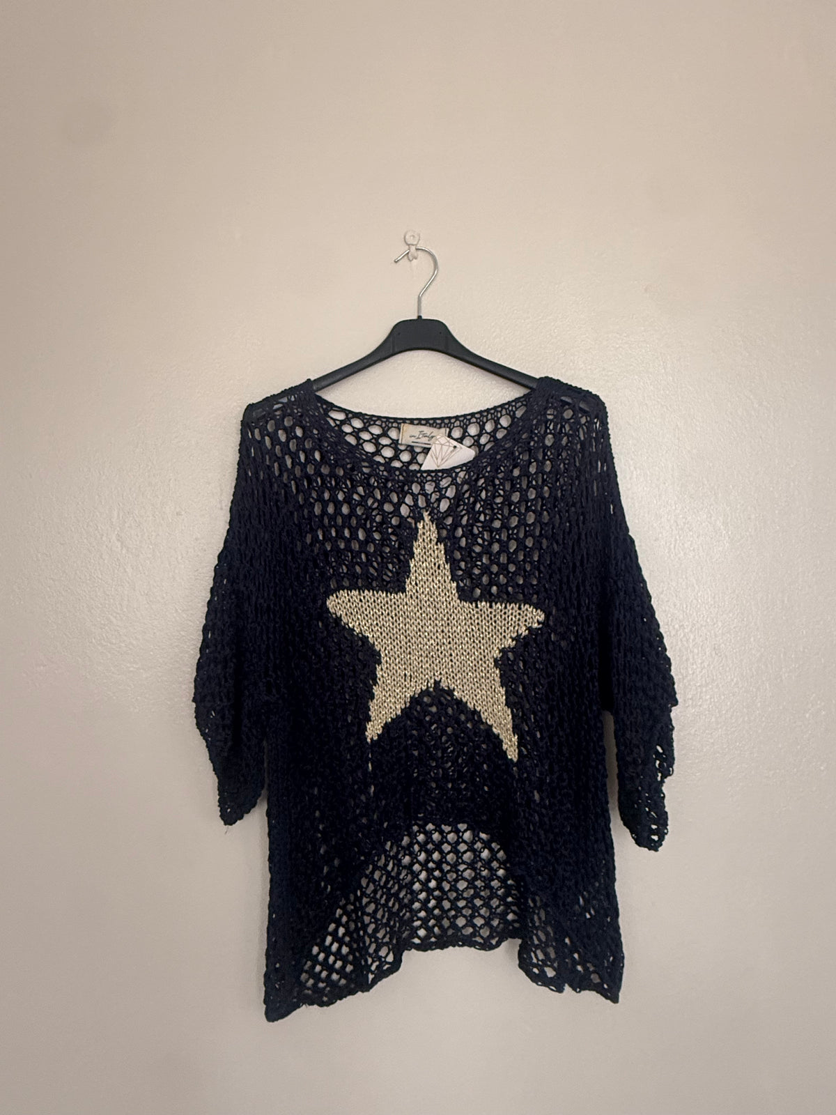 Star blouse made in Italy one size