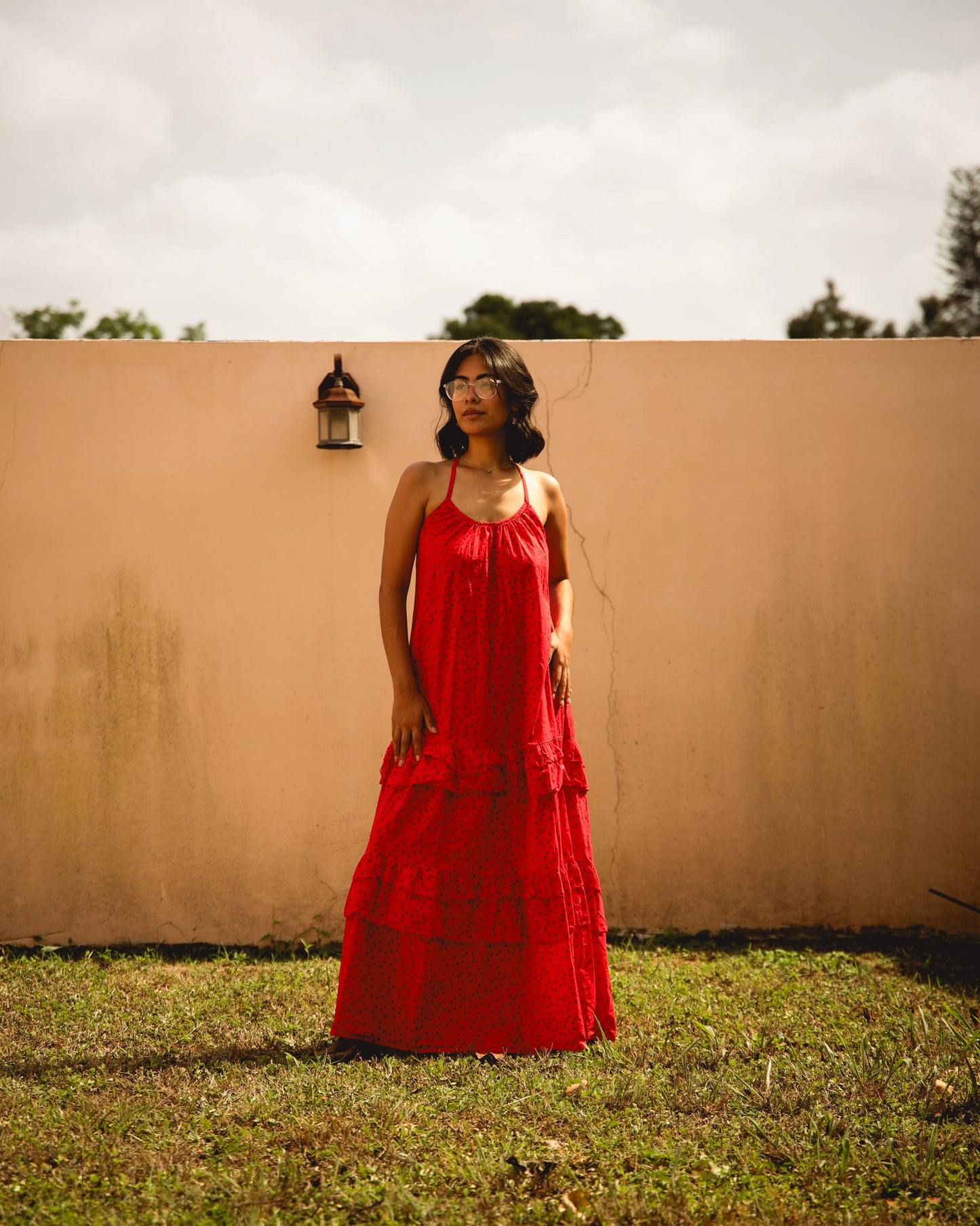Polka dots Italian dress