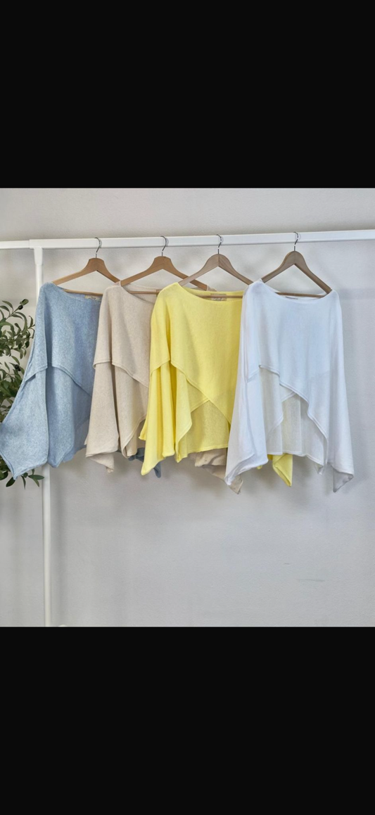 One size blouse made in Italy