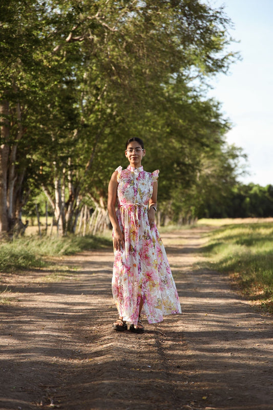 Blush Garden Maxi Dress 🌸✨