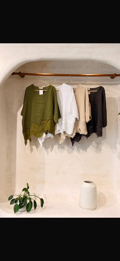 Set made in Italy 100% linen