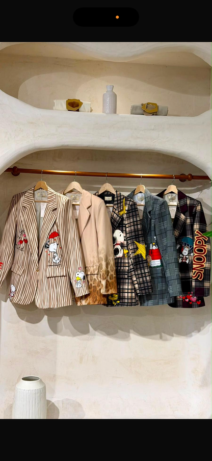 PRE ORDER Snoopy blazers made in Italy one size
