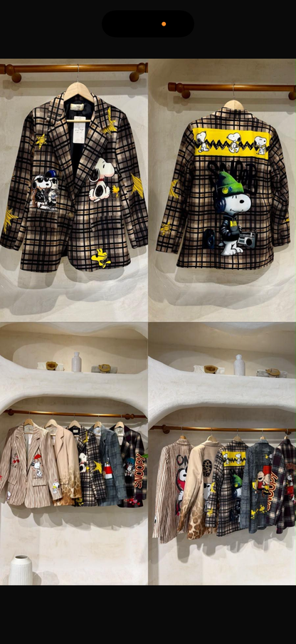 PRE ORDER Snoopy blazers made in Italy one size