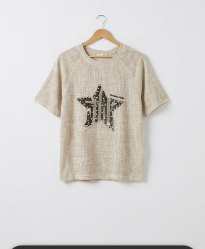 Star blouse made in Italy one size