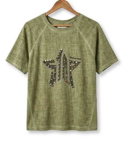 Star blouse made in Italy one size
